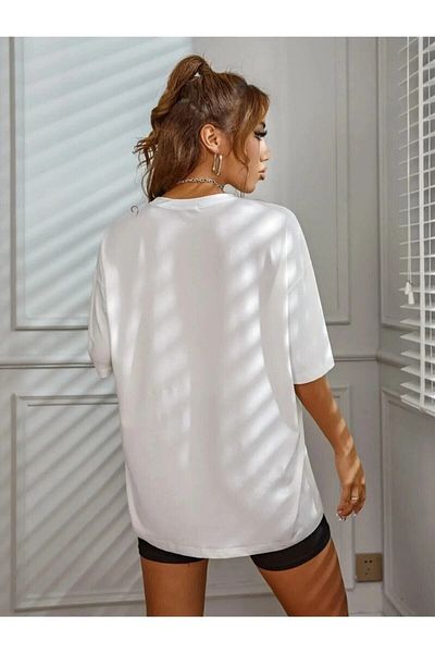 Moda Glo Μπλουζάκι Unisex Challenge Άνετη Λαβή Oversize