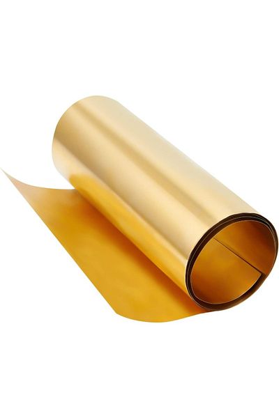Choice Gold Brass Sheet Roll Metal Foil Plate 0.1mm Brass Metal Thin Sheet for DIY Cutting Crafts Making...