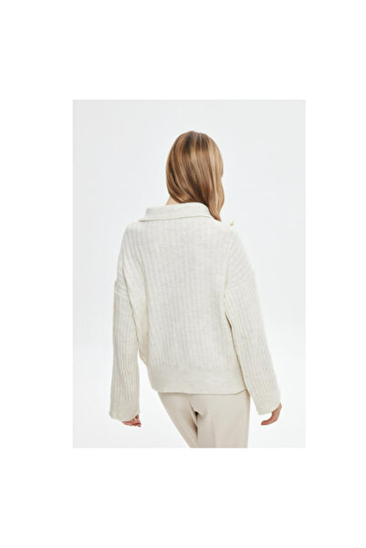 Quzu Oversize Knitwear Cream