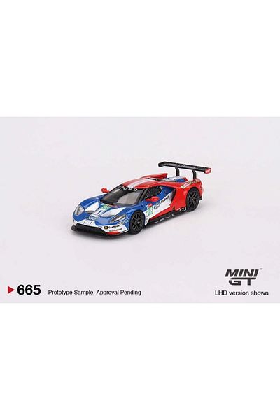 mini gt 1/64 Ford Gt Lmgte Pro 2019 24 Hrs of Le Mans Ford Chip Ganassi Team 4 Cars Set - Limited Ed