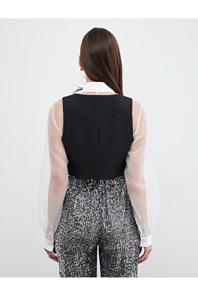 Koton Kruvaze Düğmeli Yelek