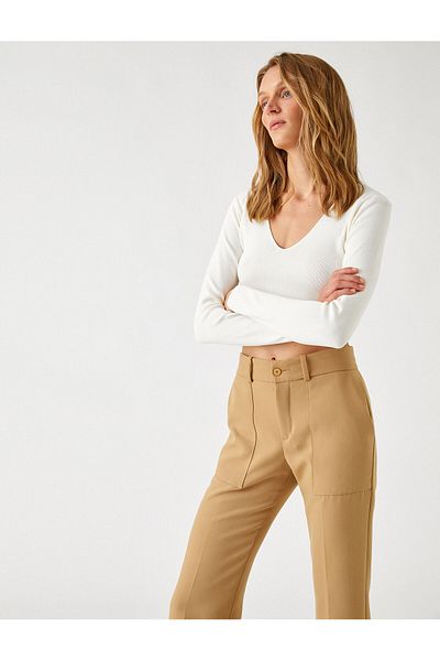 Koton Crop-Strickpullover