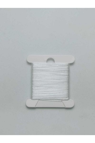 Eskişehir hobi sanat 10 Meters White Color 0.3 mm Thin Rosary Thread