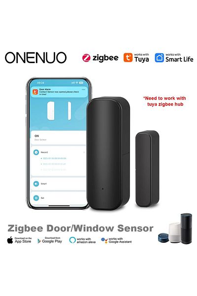 Choice Zigbee Tuya Wifi/zigbee Door Window Sensor Smart Home Wireless Door Open Close Detectors App Remote