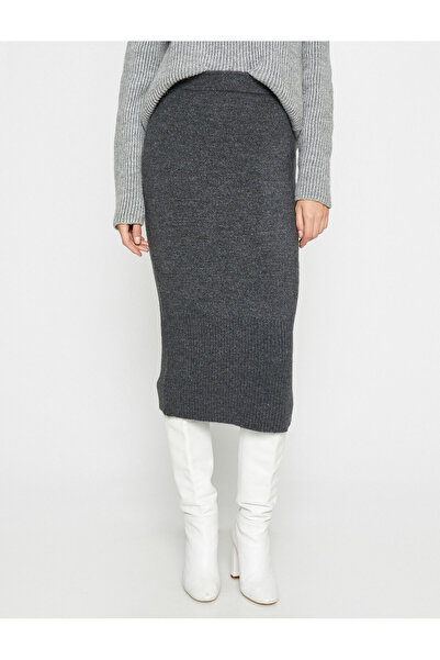 Koton Triko Midi Etek