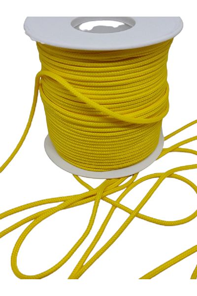 Firebird Takı Aksesuar Ve Kamp Malzemeleri Κίτρινο βραχιόλι Paracord 1,5 mm - 45 μέτρα κλωστή
