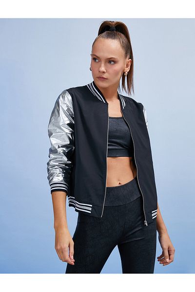 Koton Спортно бомбър яке с метални детайли