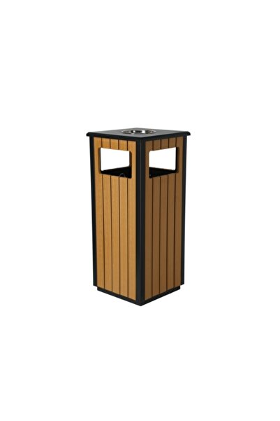 EKO Slats Wooden Trash Can EK9494