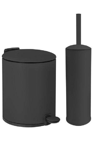 HONEYBEE Pedal Bin with Toilet Brush Medium 5 Liter HDB-10021B