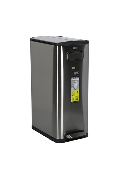 EKO Ecofly Stainless Steel Non-Slip Rectangular Step Trash Can