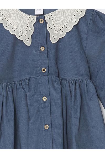 LC Waikiki Lcw Girl's Velvet Dress