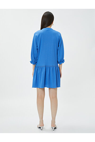 Koton Rochie mini cu guler magnific cu ciucuri