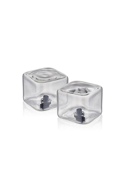 The Mia Cam0453 Square Salt and Pepper Shakers Set of 2 6X5 cm