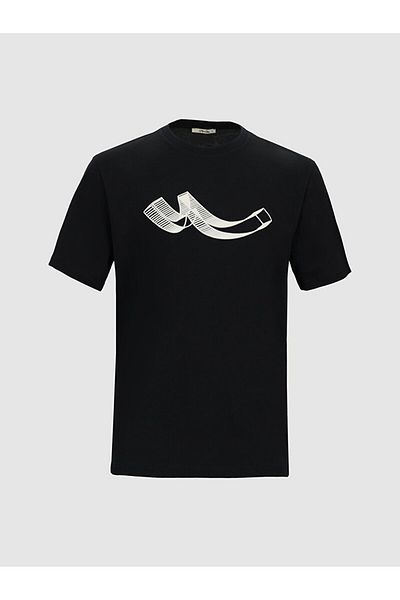 Ltb Black T-shirt with Contrast Logo