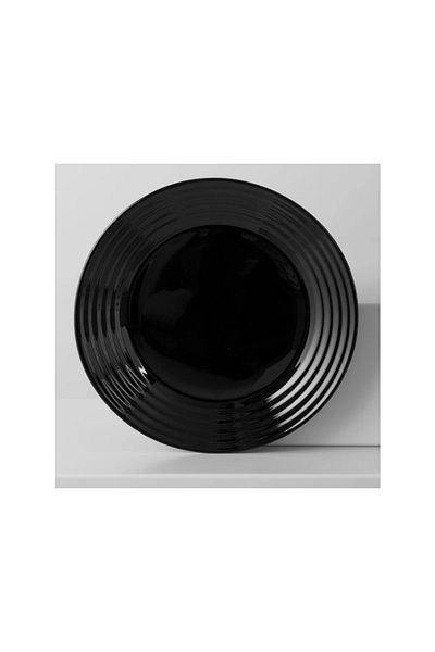 Luminarc Harena Tempered Sweet Plate 19 cm Black Pack of 6