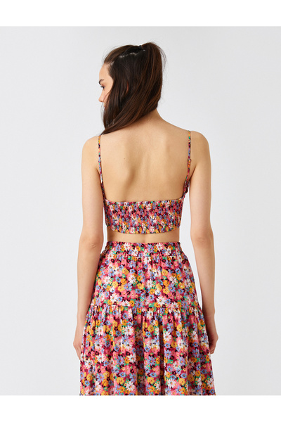 Koton Crop Athlete με λουράκι και λεπτομέρεια γραβάτα