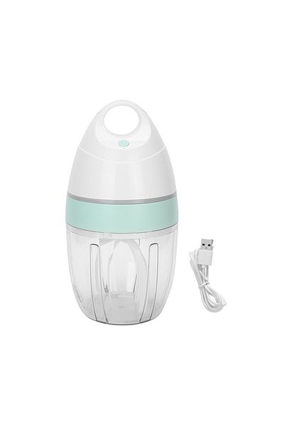Choice Green Household Automatic Whisk Electric Milk Frother Whipped Cream Mixer USB Rechargeable Food Blen