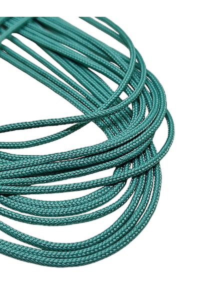 Firebird Takı Aksesuar Ve Kamp Malzemeleri Τυρκουάζ Πράσινο Βραχιόλι Paracord 1,5 mm - Σχοινί 45 μέτρων