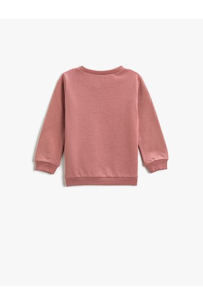 Koton Potištěná mikina Crew Neck Cotton