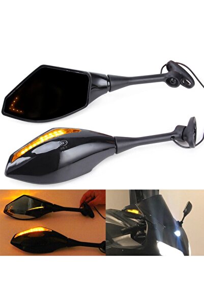 Choice مرآة رؤية خلفية سوداء للدراجات النارية، عالمية، تناسب ياماها MT YZF R1...