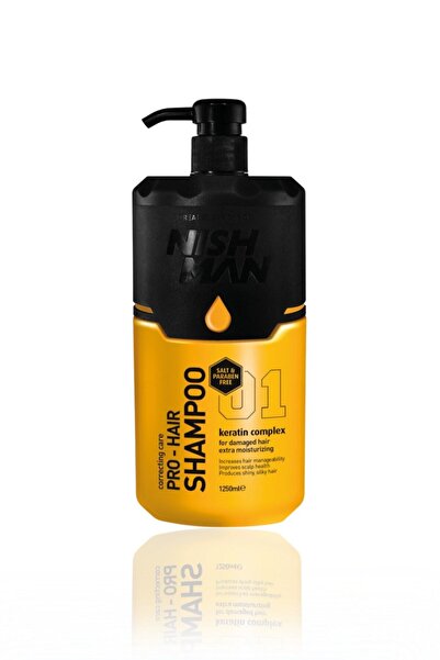 NISHMAN Keratin Complex Tuz Ve Parabensiz / Hacim Özellikli Şampuan 1250 ml