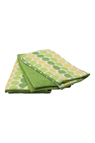 HARMAN 3-Piece Dots Printed Ultra Absorbent Kitchen Towel Set