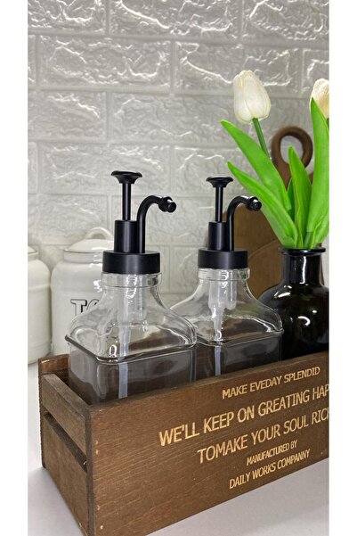 MODA OZY Wooden Rectangular Bathroom/Kitchen Organizer Decorative Organizer