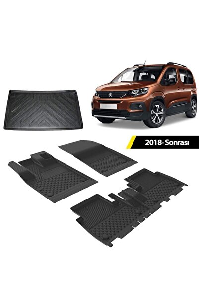 Sahler Peugeot Rifter Paspas Bagaj Havuzu Seti 4.5d 2018 Sonrası