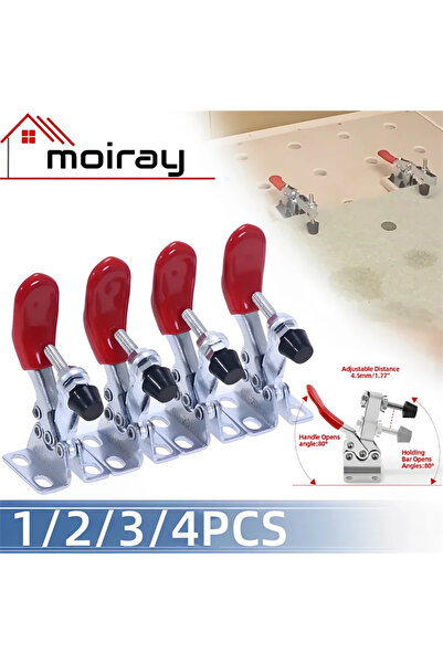 Choice 4 قطع GH-201 مشبك ذراع أعمال خشبية مشبك تبديل أفقي مشبك سريع الفك لطاو...