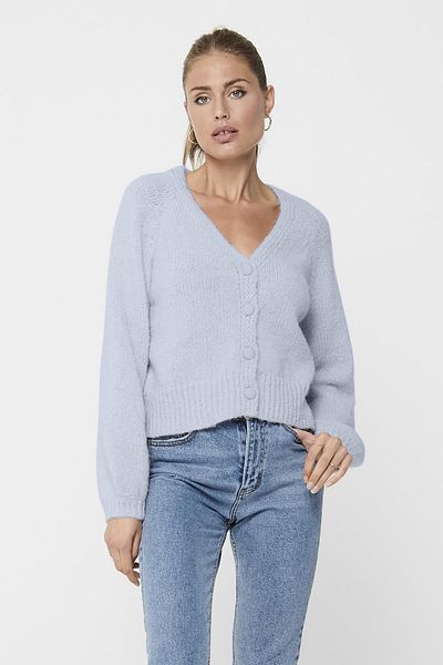 ONLY Onlalyssa L/S Life Cardigan Knt Blue 15210790