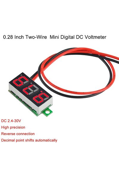 Choice Red 0 28 Inch Dc Led Digital Voltmeter 0 100v Voltage Meter Auto Car Mobile Power Voltage Tester Det