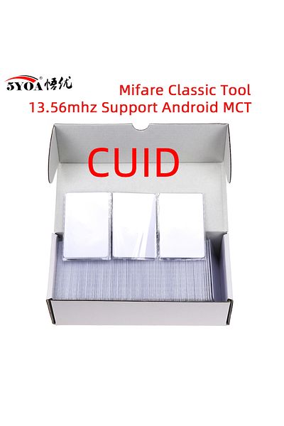 Choice 5pcs CUID Card 5YOA CUID Card Gen2 Magic MCT RFID Smart Chip Rewritable 13.56Mhz Clone NFC ISO14443