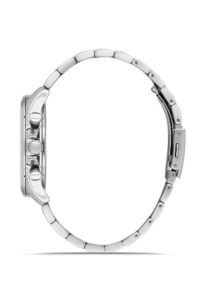 FERRO Silver Steel Band Men's Wrist Watch Fm11460Awt-A2
