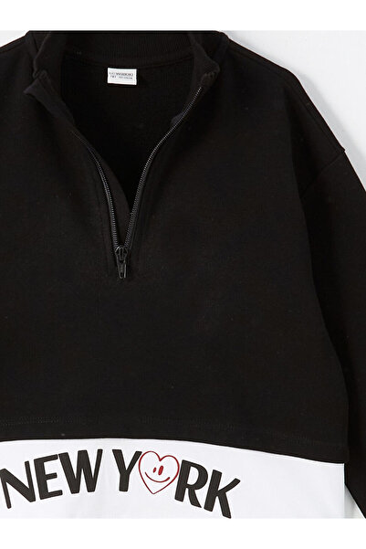 LC Waikiki Κοριτσίστικο φούτερ με όρθιο γιακά