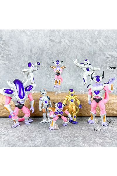 Choice 8pcs/Set Dragon Ball Z Frieza Figure Freezer Third Form Figurine PVC Action Figures Collection Mo...
