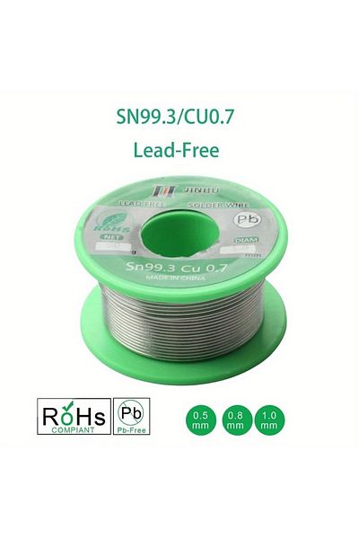 Choice 0.5mm 1pcs 50g Lead-free Solder Wire 0.5-1.0mm Unleaded Lead Free Rosin Core For Electrical Solder R