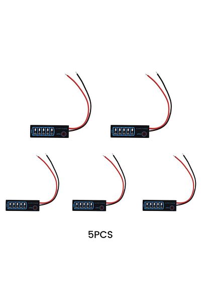 Choice 5PCS DC5V-30V 2-8S Battery Level Gauge Ternary Lithium Battery Lithium Iron Phosphate Lead-acid B...