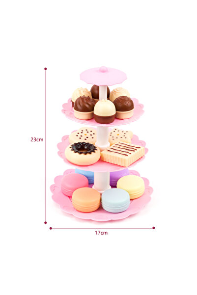 Choice لعبة كعكة مكونة من 23 قطعة، مجموعة مطبخ للأطفال، لعبة كعكة عيد ميلاد ل...