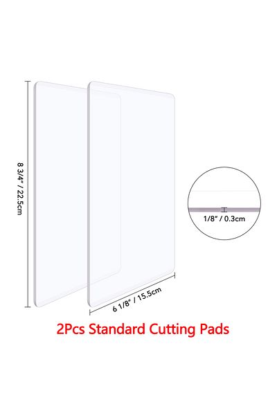 Choice 2pcs Cutting Pads 15.5x22.5cm Standard Cutting Pads Plastic Cutting Plates For Most Cutting Machines