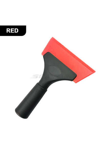 choice2 Red SEAMETAL Non-Scratch Soft Silicone Handy Squeegee Car Water Window Wiper Snow Clean Scraping Too