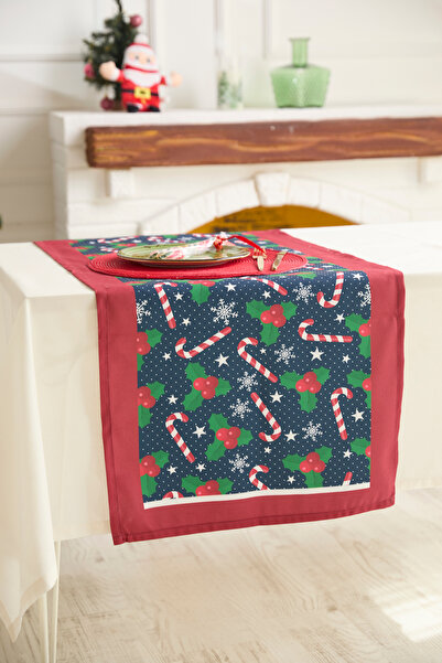 AYSHOME Ays Home Новорічний бігун з червоним цукровим візерунком