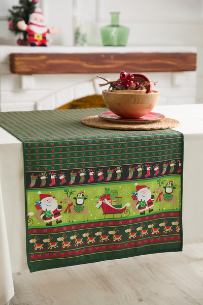 AYSHOME Ays Home Санта-Клаус на санчатах, зелений бігунок