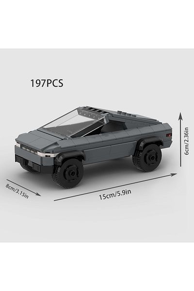 Choice M10513 Moc Cybertruck Speed Champions Cars Racers Building Blocks City Vehicle Model Diy Kids Boy To