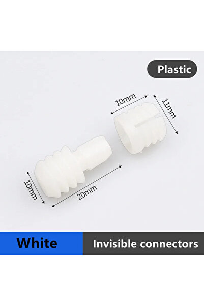 Choice 50pcs Two in one male and female pre embedded grille special accessories plastic nuts grille buckle