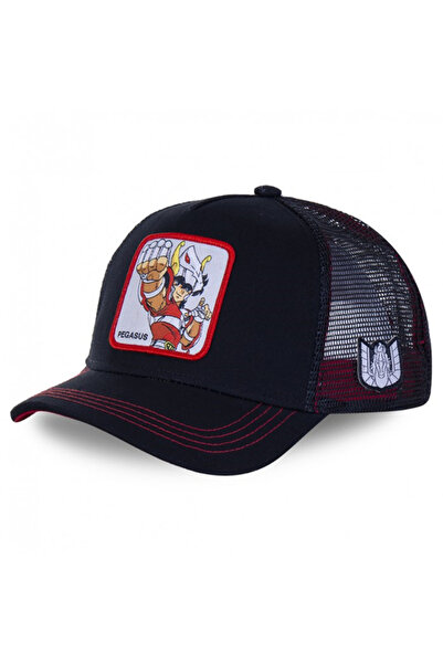 Choice7 قبعة بيسبول قطن قابلة للتعديل من بانداي، بتصميم بيغاسوس الأسود من أنم...