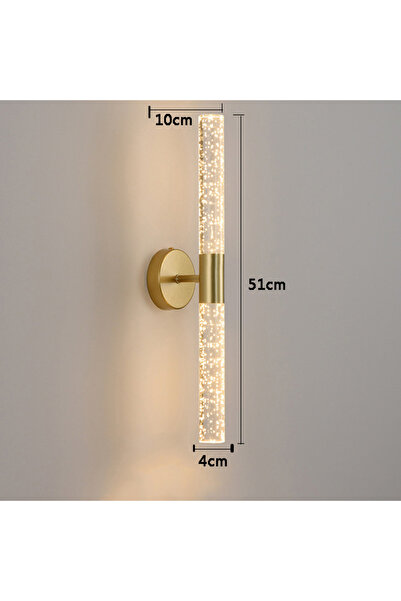 Choice مصباح حائط LED أبيض دافئ من الذهب عيار 3000 قيراط على شكل فقاعات نورديك، مصباح حائط لغرفة النوم بجانب السرير وغرفة المعيشة