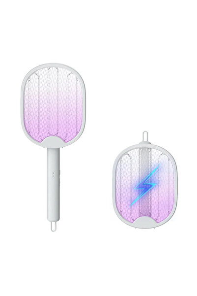 Choice 1pc 4 In 1 Charging Racket Kill Fly Bug Safety Battery Powered Lamp ABS Foldable Electric Mosquito