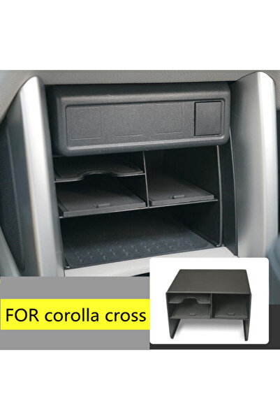 Choice صندوق منظم للسيارة باللون الأسود لسيارة تويوتا كورولا كروس XG10 2021~2...