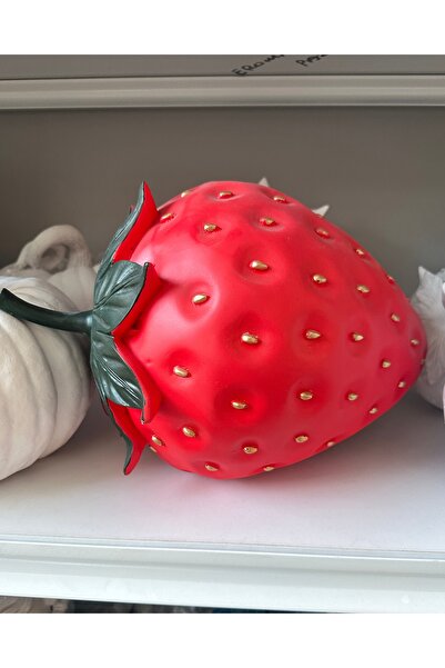 İki Cadı Tasarım Dev Çilek Dekoratif Obje 27X38 CM