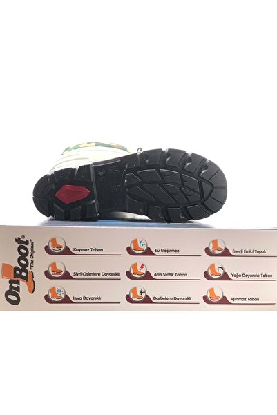 Kocamanlar Ayakkabı Ten Boot Src Πολυουρεθάνης Κρύες Αδιάβροχες Μπότες Εργασίας και Κυνηγιού KHAKI